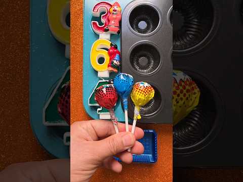 بالمصاصات الثلاث تعليم الألوان رمي السكرة جنب الشمعة 