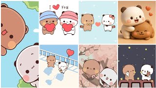 💞🧿 Cute Bubu and Dudu love couple dp image's 💜✨ || cartoon couple Bubu & Dudu dp 😍🙈 || screenshot 4