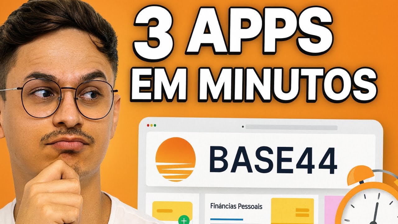 Testei a Base44: criei 3 apps em minutos (IA no-code)