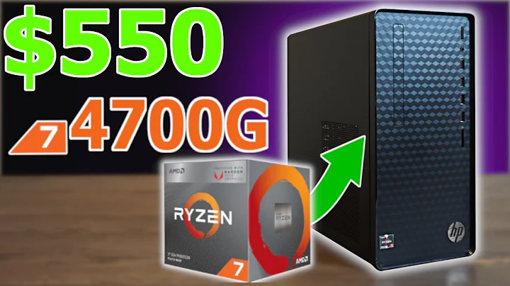 Le HP OEM Ryzen 7 4700g offre une performance de jeu incroyable avec 100FPS!