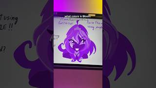 Why does Bloom look PURPLE?! 😭 #ArtWorkout #winx #bloom #drawing #artchallenge