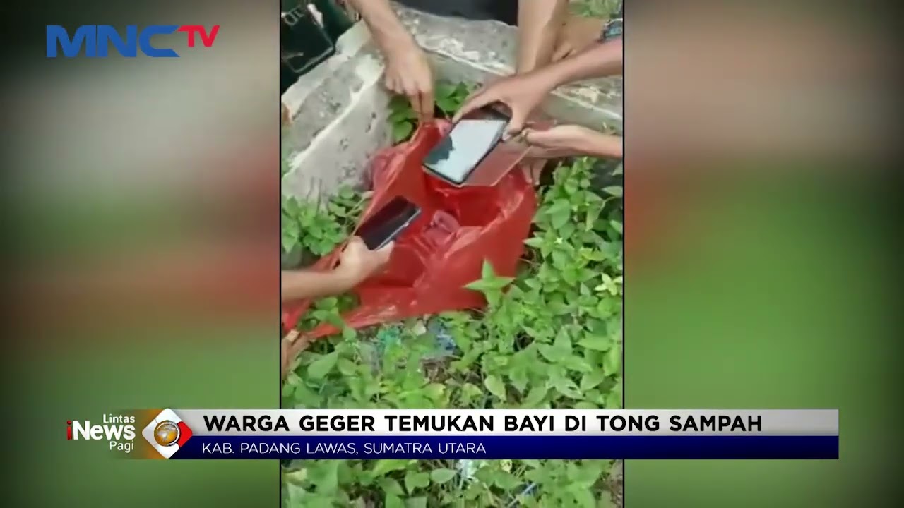 Diduga Dibuang Orang Tuanya, Warga Temukan Bayi Perempuan di Tong Sampah #LintasiNewsPagi 07/08