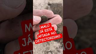 HOJE ELA QUIS BUSCAR TESOUROS ENTERRADOS! #shorts