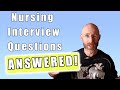 A psych nurse answers behavioral health interview questions