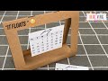 📆DIY Floating Desk Calendar ✨ Easy Handmade Room Decor | Lịch Bay Để Bàn Siêu Đẹp