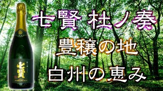 【究極のスパークリングサケ】七賢杜ノ奏（もりのかなで）をレビュー！【日本酒】