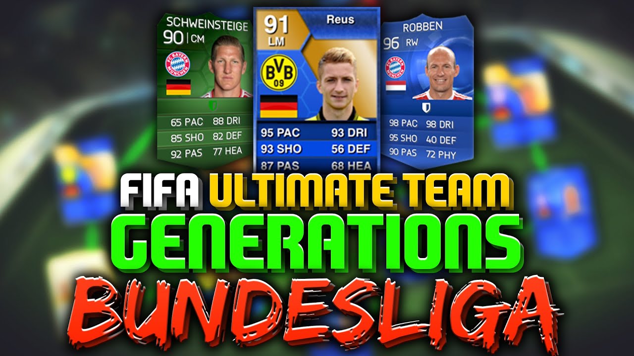 THE ULTIMATE BUNDESLIGA SQUAD! FIFA ULTIMATE TEAM GENERATIONS! (CUSTOM