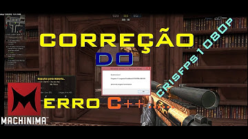 Point Blank Erro C++ Runtime Library corrigido 2015