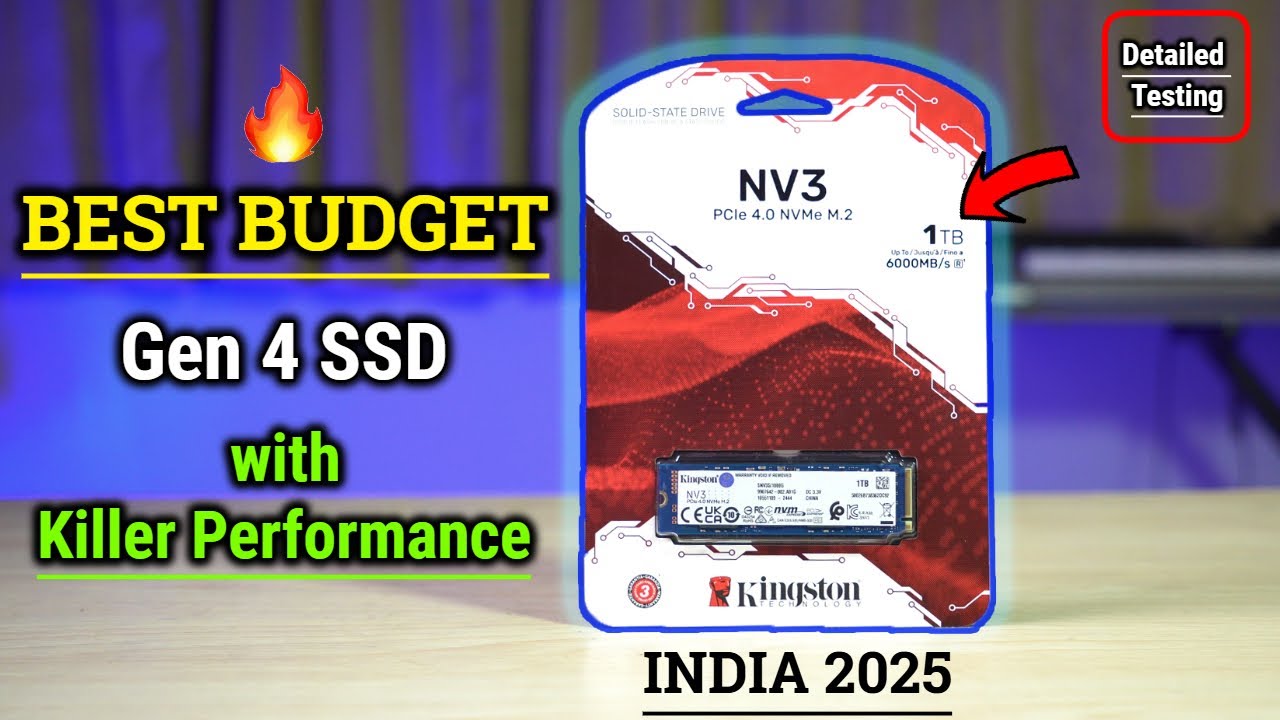 Best Budget Gen 4 NVMe SSD in INDIA 2025 | DETAILED REVIEW | Kingston ...