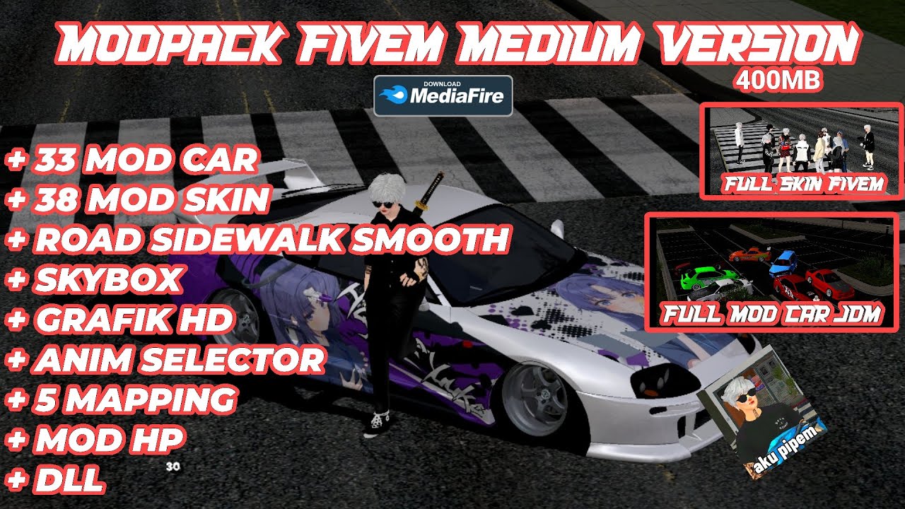 MODPACK FIVEM MEDIUM VERSION,V1 GTA SA ANDROID 