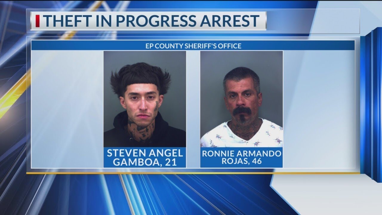 Two men arrested while trying to steal an ATV in Far East El Paso - YouTube