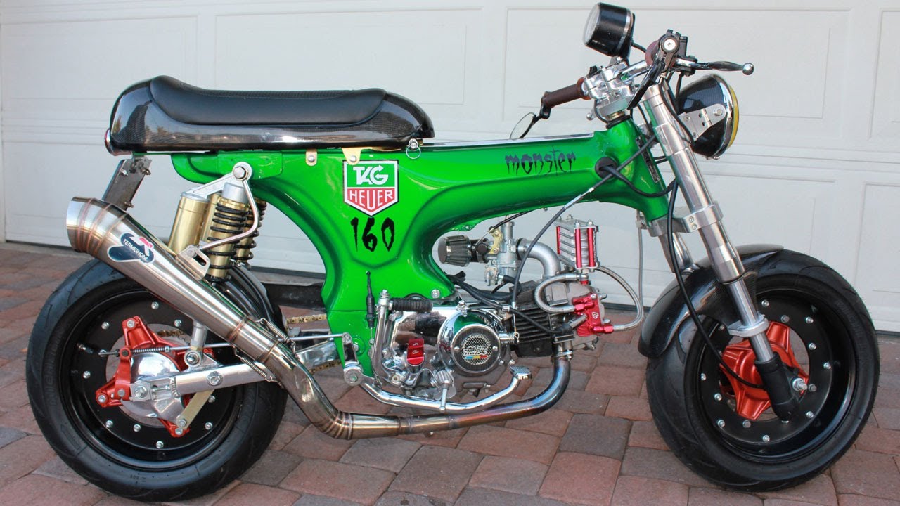 Custom 1970 Honda CT70 Monkey Bike Cafe Racer Like Honda 