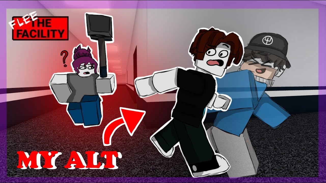 Trolling with ALT in Flee the Facility Roblox!