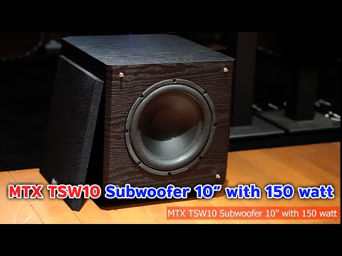 MTX TSW10 Subwoofer 10” with 150 watt