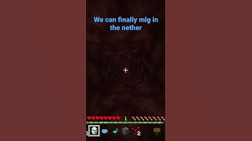 Highest mlg In the nether??? #mlg #minecraft #minecraftmemes #shorts