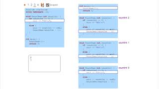 An animation of recursion in programming (from zybooks.com)