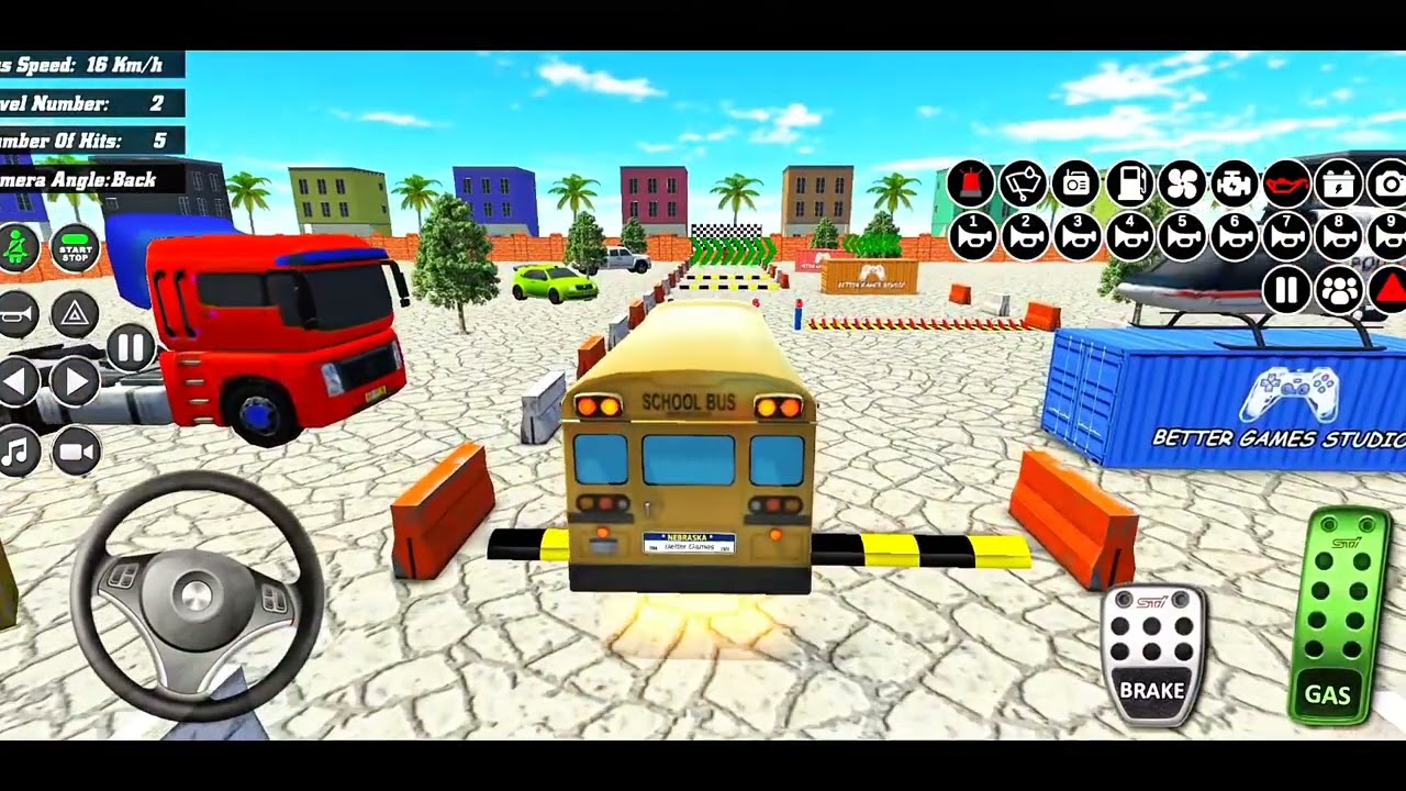 School Bus Parking Game Simulator 