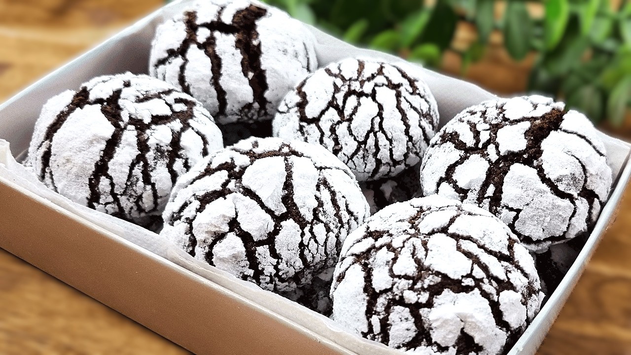 How to make Crinkle Cookies at Home🤗Crinkle Cookies Recipe