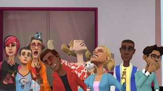 Lizzie, Jessica, Scott and Samir are best friends! #plotagonoffice