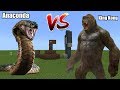 Anaconda vs King Kong | Minecraft PE