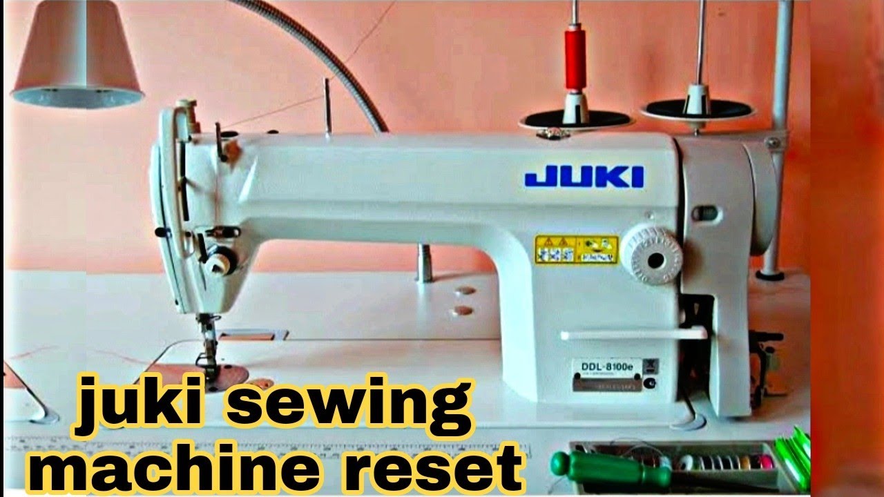 জুকি সেলাই মেশিন কিভাবে রিসেট দিবেনjuki sewing machine reset YouTube