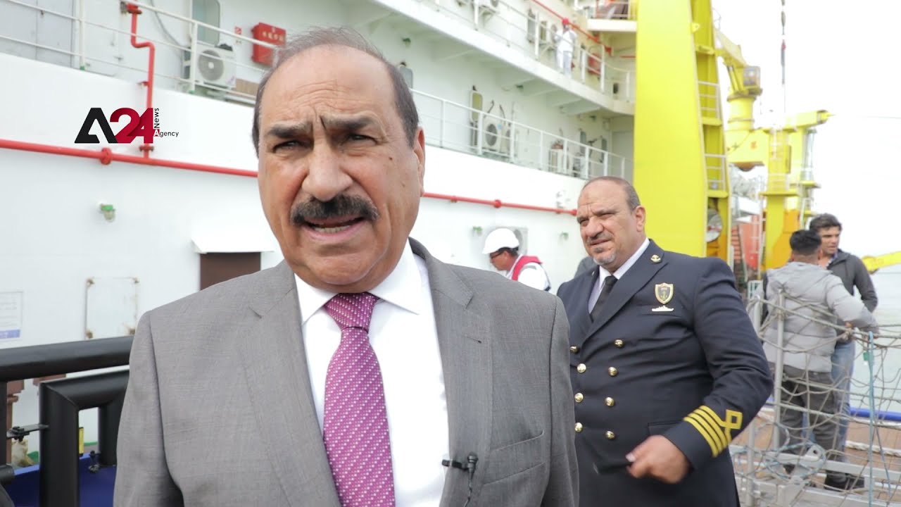 Iraq- Iraqi Minister of Transport Checks on the Work Progress at Al-Faw Grand Port project