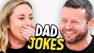 Dad Jokes | Don't laugh Challenge | Andrew vs Kate | Raise Your Spirits