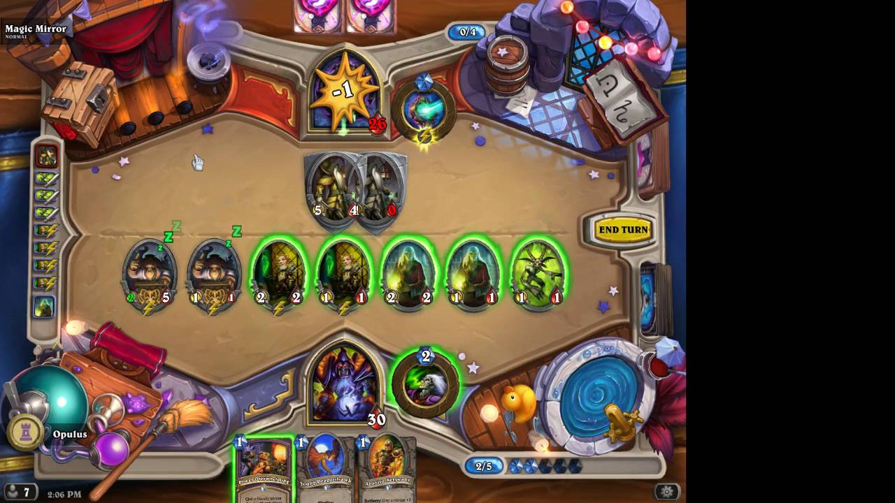 Hearthstone Karazhan Magic Mirror Warlock Zoo