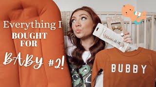 HUGE BABY HAUL! Everything I Bought For BABY #2