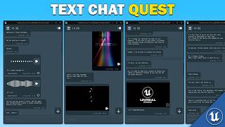 Tutorial for Quest text chat | Messenger | Unreal Engine #quest #textquest #game #fab #unrealengine5