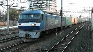 《JR貨物》 EF210 3号機が牽引する1051ﾚ貨物列車（R4.3.6)