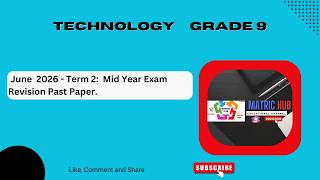 TECHNOLOGY GRADE 9 JUNE 2026 EXAM REVISION SCOPE