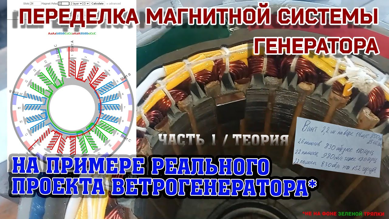 Модернизация магнитной системы генератора проекта "NoName" - часть 1 ...