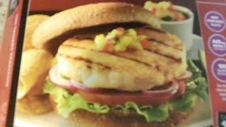 Grubbing on some mahi burgers ...