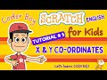 Scratch Tutorial #5 | Master X and Y Coordinates for Kids (English) #scratch #kids #english