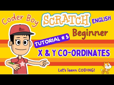 Scratch Tutorial #5 | Master X and Y Coordinates for Beginners (English) #scratch #english