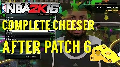 NBA 2K16 BEST CHEESER BUILD AFTER PATCH 6 | SIGNATURE STYLE HOW TO CHEESE AFTER PATCH 6 | MYPARK