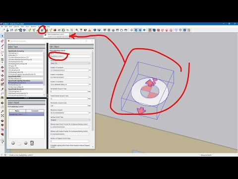 OpenStudio SketchUp - Daylighting Controls