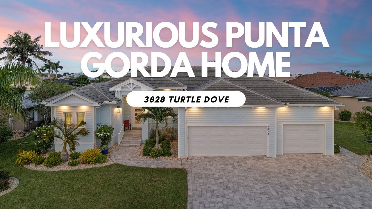 SAILBOAT ACCESS WATERFRONT HOME! | 3828 TURTLE DOVE BOULEVARD, PUNTA GORDA, Florida 33950