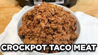 Crockpot Taco Meat | Prep Ahead & Feed a Crowd