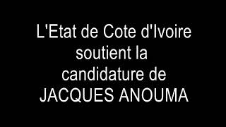 LE PRÉSIDENT ALASSANE OUATTARA SOUTIENT JACQUES ANOUMA POUR LA CAF