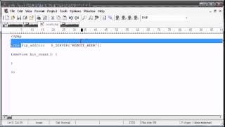 Beginner PHP Tutorial   93   Creating a File Based Unique Hit Counter Part 1