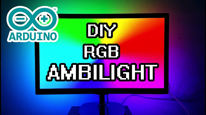 I just can't stop staring at this hypnotic DIY Ambilight project