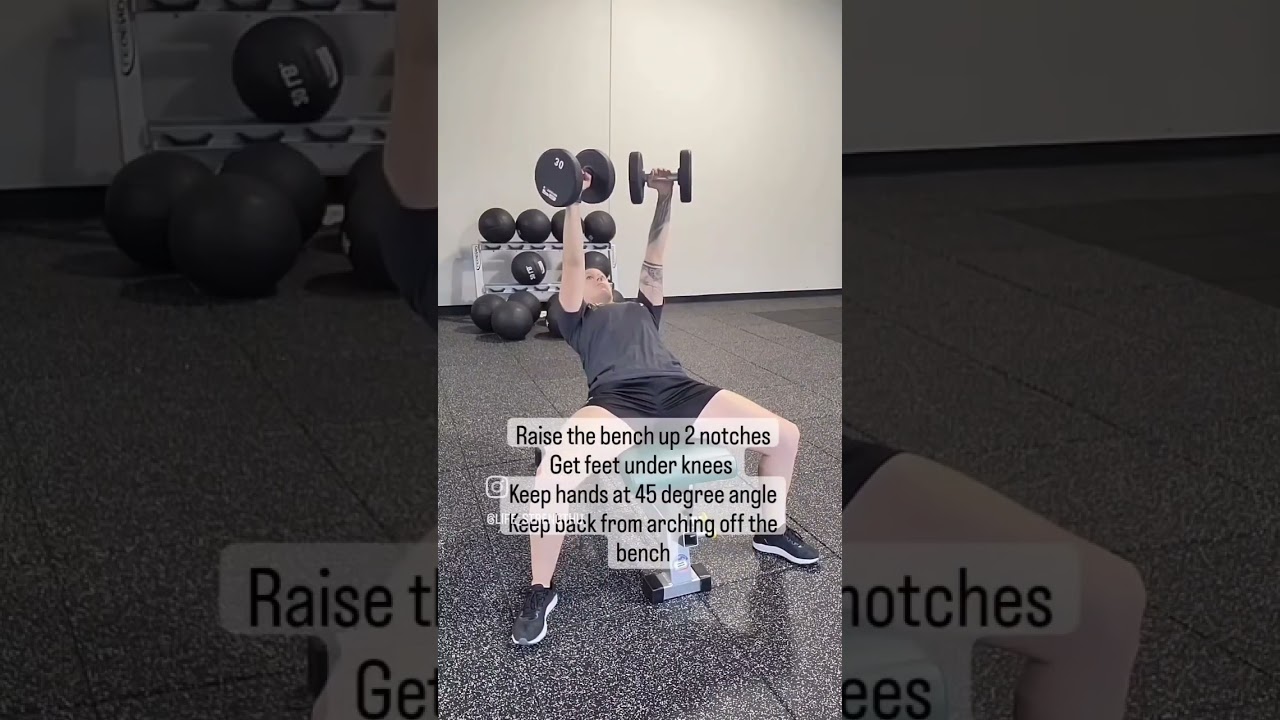 Incline Dumbbell Bench Press