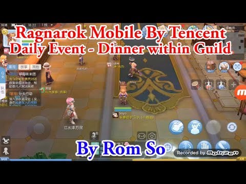 Ragnarok Mobile By Tencent : Second Test - Dinner Within Guild House ragnarok tencent
