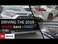 Driving the new Toyota RAV4 Hybrid in Eskilstuna.