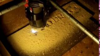 Fox Machine Test Cut with MPCNC and RotoZip