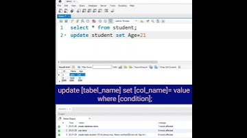 SQL - Updating & Deleting Data Into Tables | #sql #mysql #mysqlworkbench #shorts
