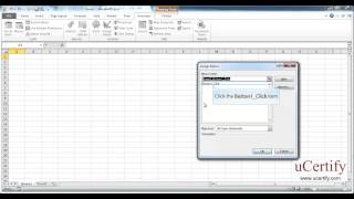 Insert A Button And Assign A Macro
