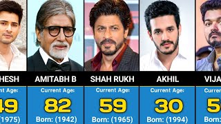 Age of Famous Indian Actors 2025 ||